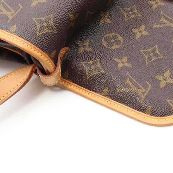 LOUIS VUITTON Brown Monogram Leather Shoulder Bag - Picture 6 of 10